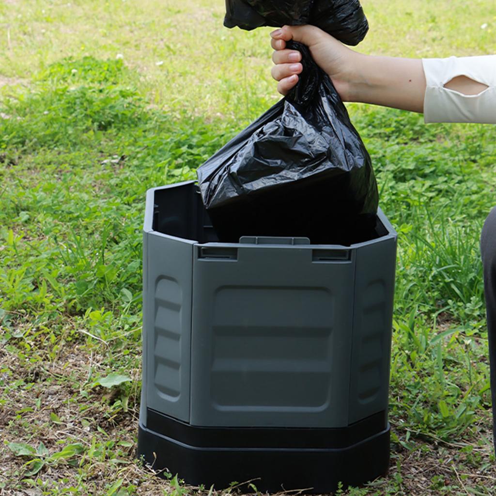 Faltbare tragbare Toilette Wiederverwendbare Notfalltoiletten Geruchshemmendes Reise-Töpfchen für Camping Reisen Outdoor Auto Wohnmobil & Notfallgebrauch