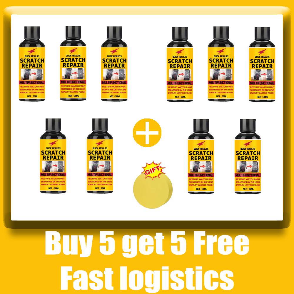 Glass Scratch Repair Wax - Easy-to-Use, No-Residue Paint Scratch Remover for Car Windows, Deep Scratch Removal, Protective Coati