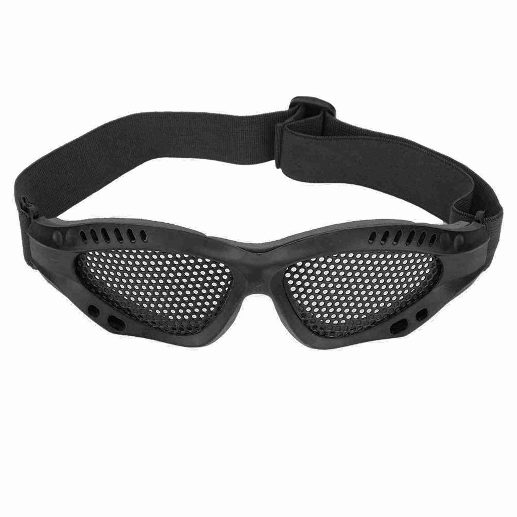 Metallgitter-Öse CS-Spielbrille Mit Riemen( Grün)