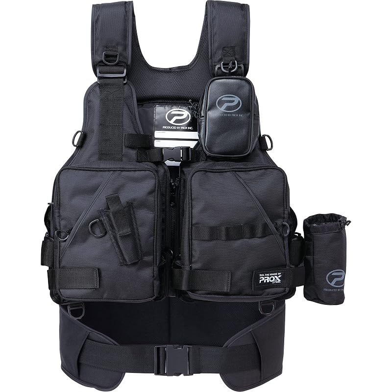 PROX Floating Game Vest (with Supporter) PX313SP Adult Free Size Black X Black