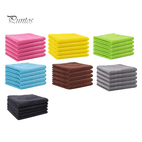 5 ks 30 x 30 cm velké čistící oděvy z mikrovlákna Odstraňovač olejových skvrn Vysoce savá sada opakovaně použitelných kuchyňských utěrek