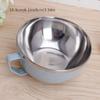 1PC Noodle Bowl with Handle Solid Stainless Steel Lid Food Container Rice Bowl Soup Bowls Instant Noodles Mixing Bowl