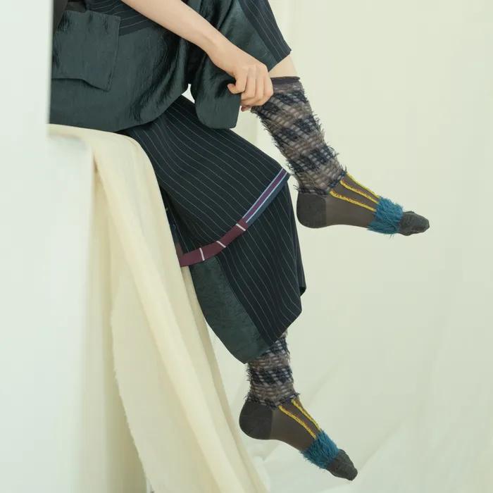 Mikeneko Tail Socks - Black [CQ-CT-20-1-N9M-005]