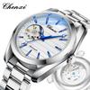 Chenxi Montre Mécanique Automatique Creuse pour Homme Bracelet en Acier Montre Mécanique Mode