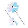 1Pc Sunflower Windmill Pinwheel Colourful Sequins Foldable Windmill Carry Camping Picnic Home Garden Decoration