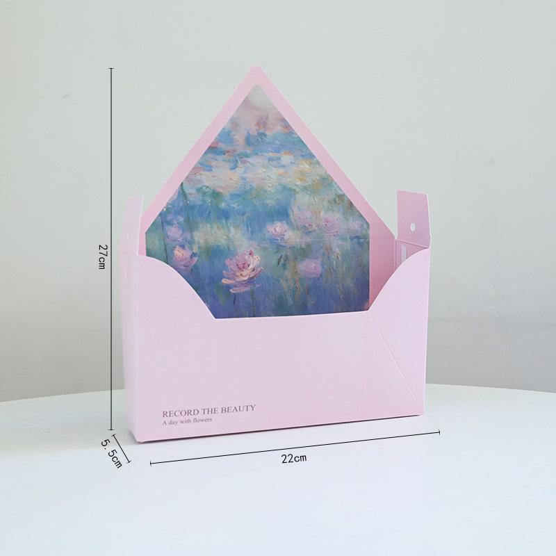Zhuo Lan DIY Flower Bouquet Kit: Handmade Envelope Box for Flower Arranging & Gift-Giving