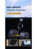 Universal Foldable Magnetic Car Phone Holder: Adjustable, Rotating, and Curved Design for Dashboard.