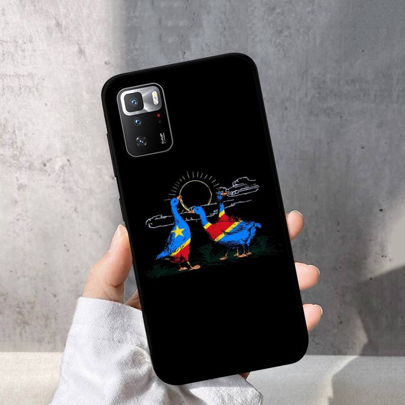 Congo Flag Democratic Republic Flag Phone Case for Redmi Note 8 7 9 4 6 Pro Max T X 5A 3 10 Lite Pro