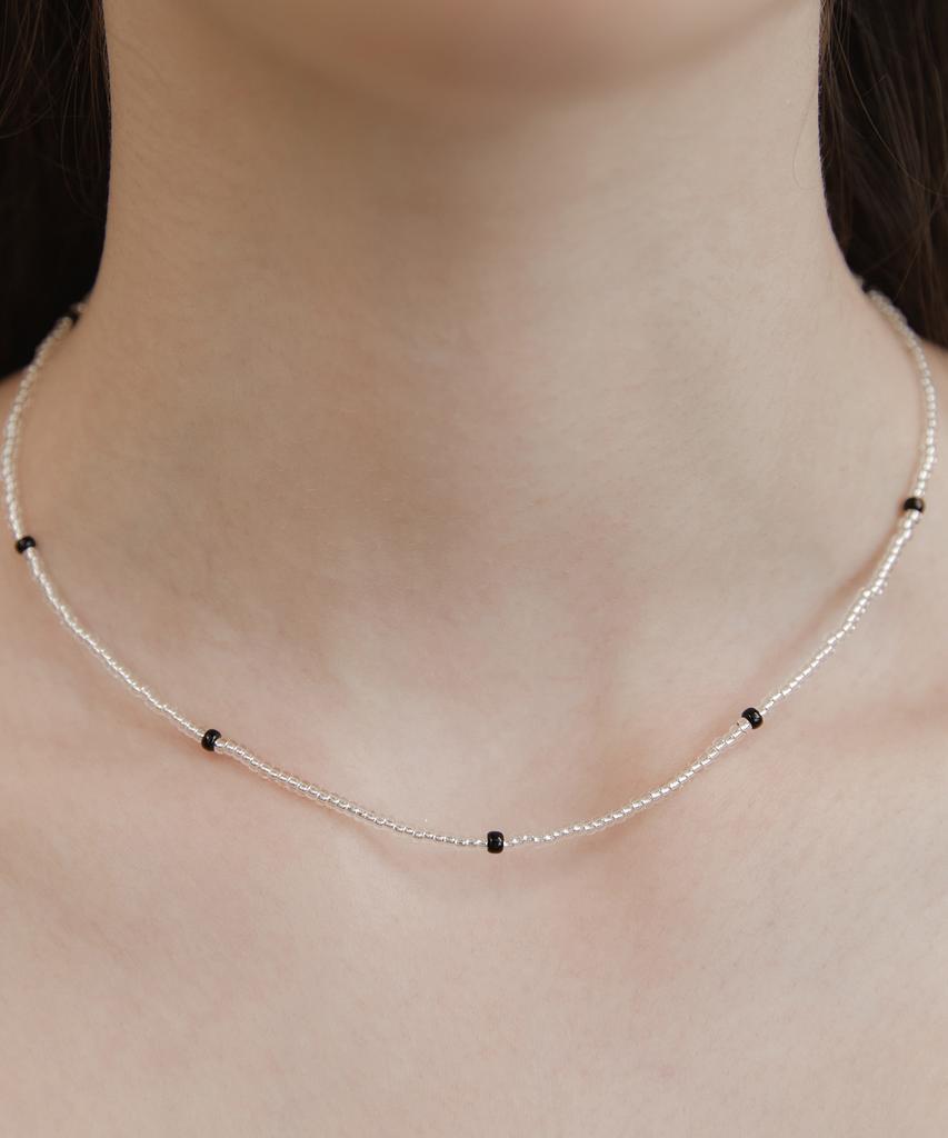 Tatiana (Silver 925) Othello Bead Necklace Nz2451