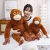 30-90cm Lebensechter Affe Orang-Utan Cartoon Gorilla Plüschtier Stofftier Puppe Kindergeschenk Heimdekoration