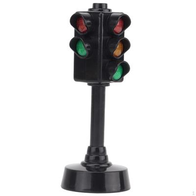Simulated Traffic Light Pretend Toy Mini Scientific Experiment Safety Teaching Aids Portable