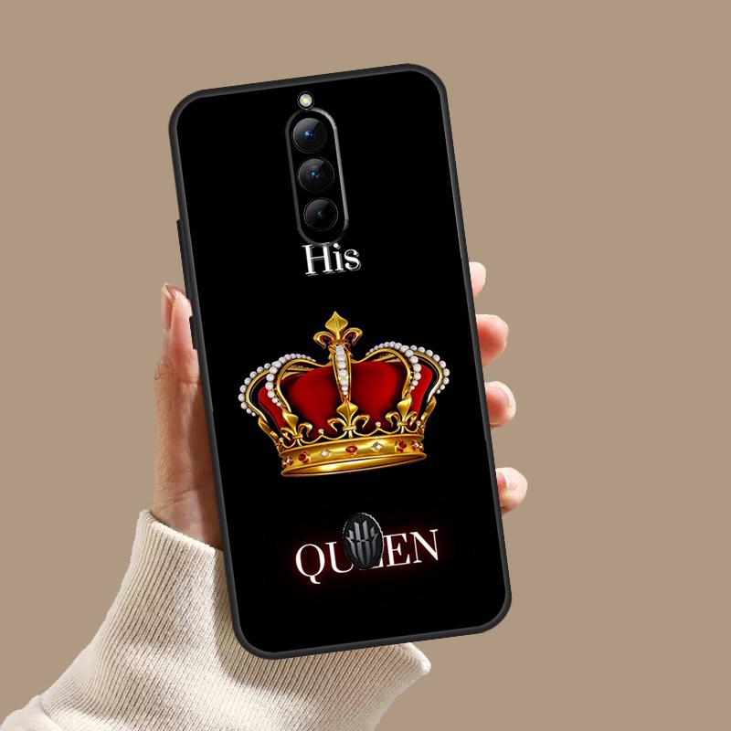 King Queen Couple Lovers Case For ZTE Nubia Red Magic 11 10S 9S 8S 8 9 10 Pro Plus 6 7 6S 7S Pro 5G 6R 10 Air Cover