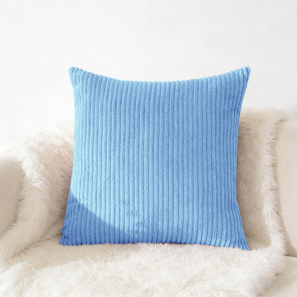 Cord Kissenbezug 40x40 45x45 50x50cm Weicher Plüsch Flanell Kissenbezug Flauschiger Sofakissenbezug für Sofa Wohnzimmer Dekoration