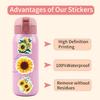 55 New SunFlower Graffiti Stickers Decorate Laptop Suitcase Mobile Phone DIY Stickers