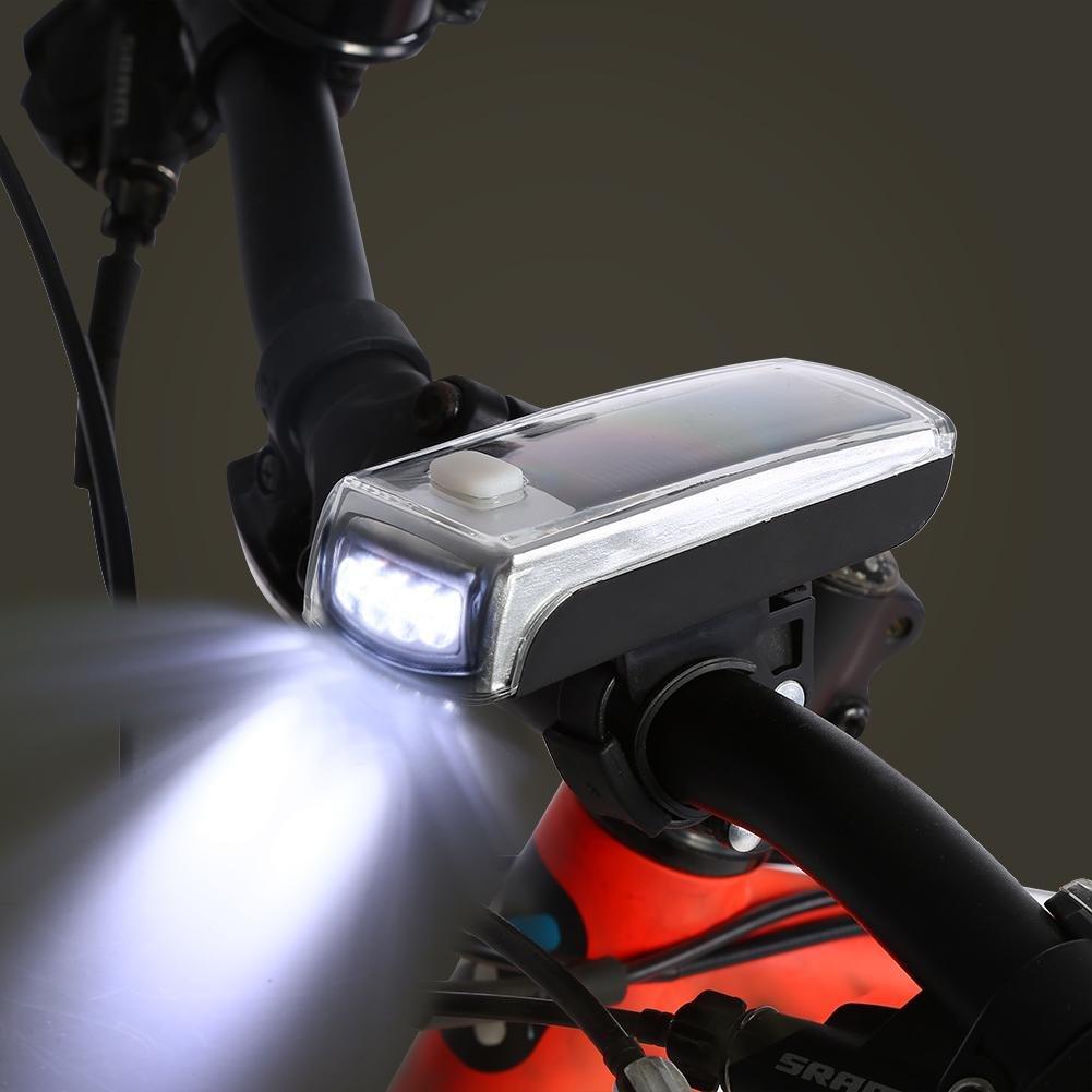 Bicycle Front Bicycle Solar USB Dual Front 4 200m 3 Lighting 1200 with Fixed Holder Light, Headlight, & Charging, Lamp, High-Brightness LEDs,