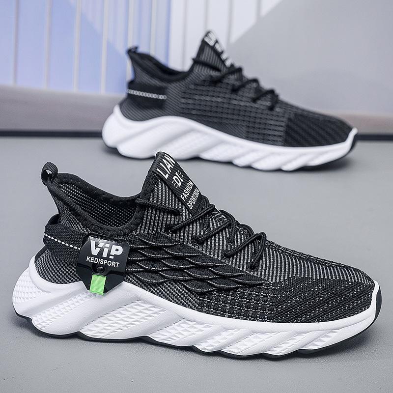 Summer New Men'S Shoes Breathable Running Sneakers Casual Shoes Flying Mesh Mesh Shoes All Men'S Fashion Shoes M905