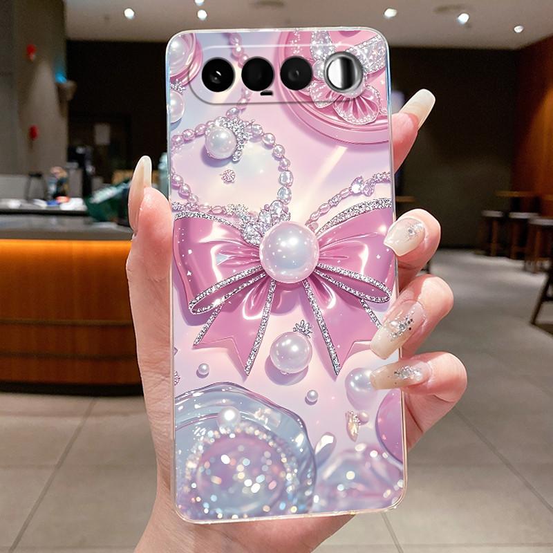 Phone Case For Realme 16 5G Fundas Capa Butterfly Bow Protective Casing Transparent Soft Silicone TPU Cover Coque