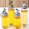 Zhi Shi 500ml Glass Press-Type Oil Dispenser 5-Pack