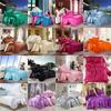 Luxurious Satin Silk Bedding Set 4pc With Comfortable Fitted Sheet And Pillow Case