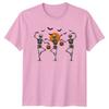 Dancing Skeletons Halloween Holidays Unisexs Unisexs Graphic Tee Spooky Dance