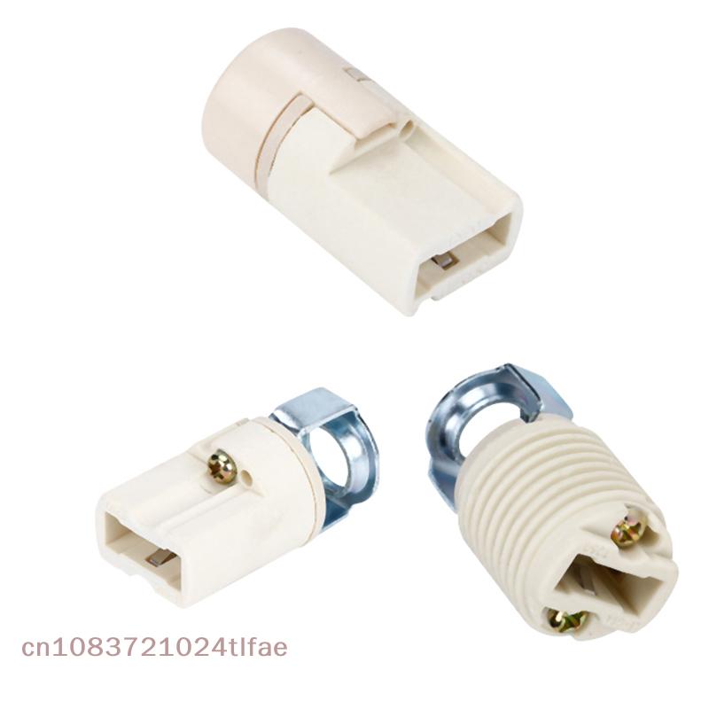 YY30-G9 Screw DIY Light Ceramic Lamp Holder Household Table Floor LED Bulb Base For Lighting Accessory Head Convert Socket