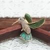 SKEDS Vintage Süße Kolibri Brosche Damen Corsage Mantel Pin Luxus Schmuck für Damen Hochzeitsfeier Accessoires Gutes Geschenk