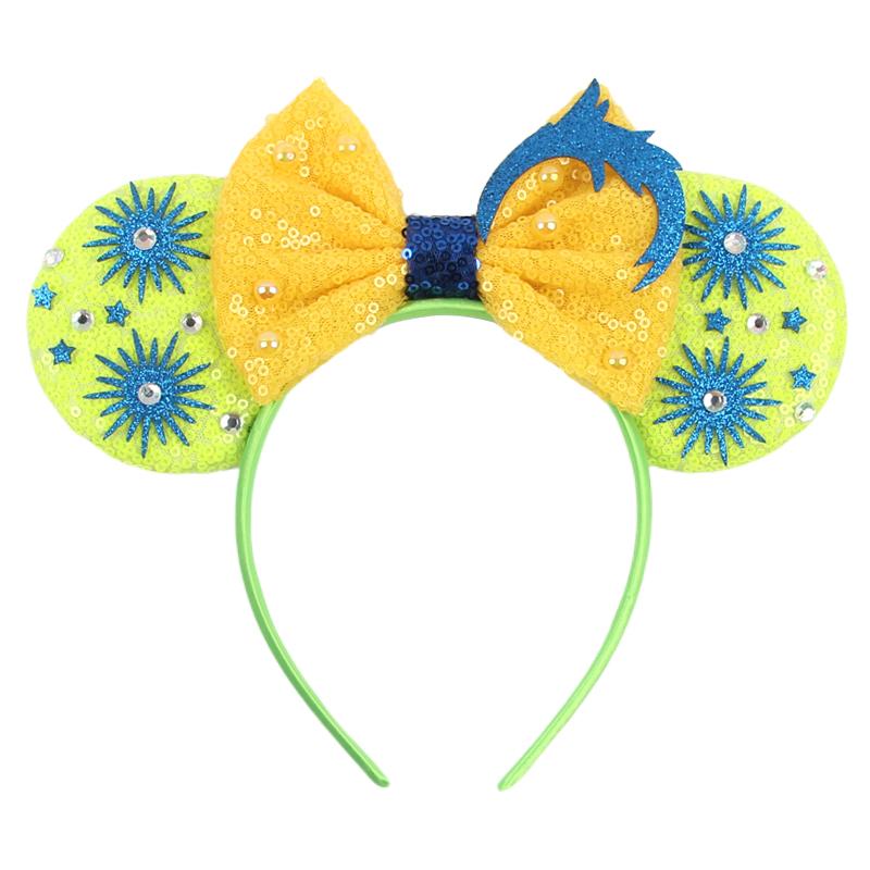 Nieuwste Mickey Mouse Oren Hoofdband Kid Adult Festival Party Pailletten Strik Haarband Vrouwen Baby Girl Party Haar Accessoires