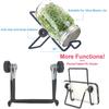 2pcs Foldable Tablet Phone Support Scaffold Jar Holder Rack Shelf Sprouting Bracket Mason Stand