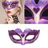 Luxurious Kids Girls Half Face Venetian Mask Mardi Gras Glitter Mask for Masquerade Prom Parties and Themed Celebration