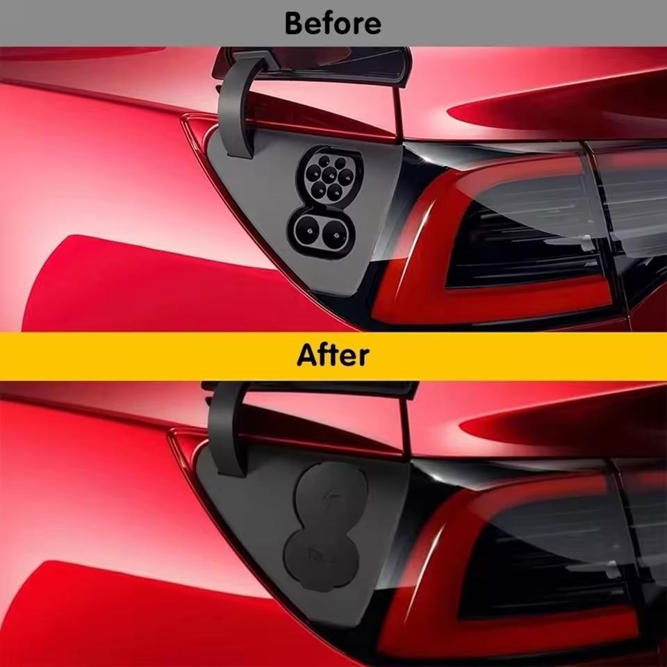 MOBIDEA For Tesla Model 3 Version Silicone Car Charging Port Protection For Model 3/Y Waterproof Dust Plug Protective Cover