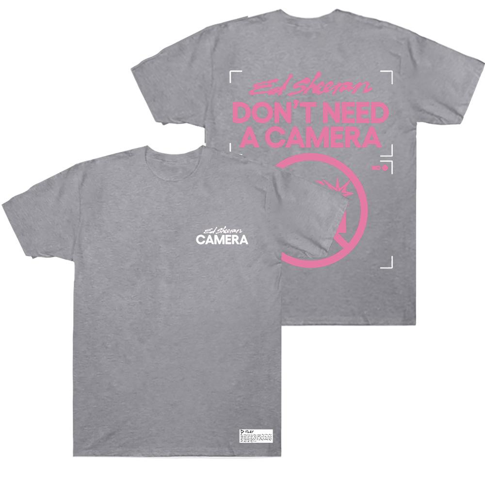 Ed Sheeran Don’t Need A Camera T-Shirts Men Clothing High Street New Top Tees Unisex Cotton T Shirts Short Sleeve Round Neck Y2K