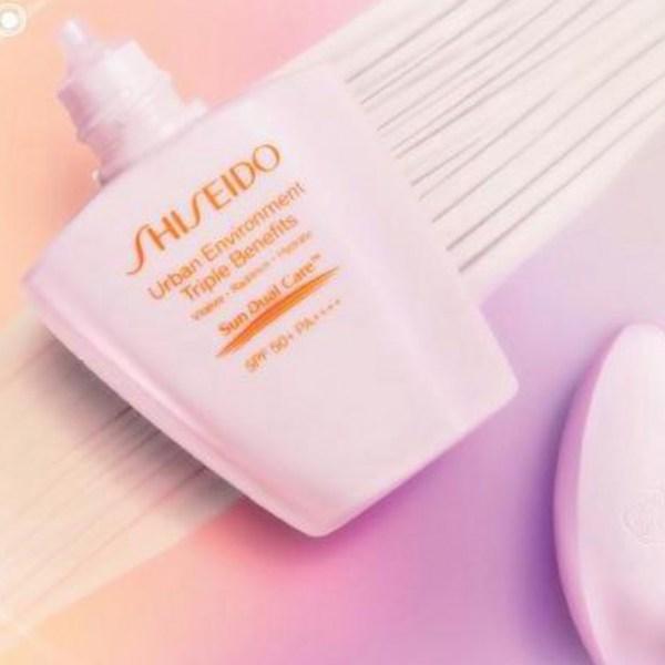 Shiseido Urban Environment Triple Beauty Sonnenpflege-Emulsion SPF50+ PA++++