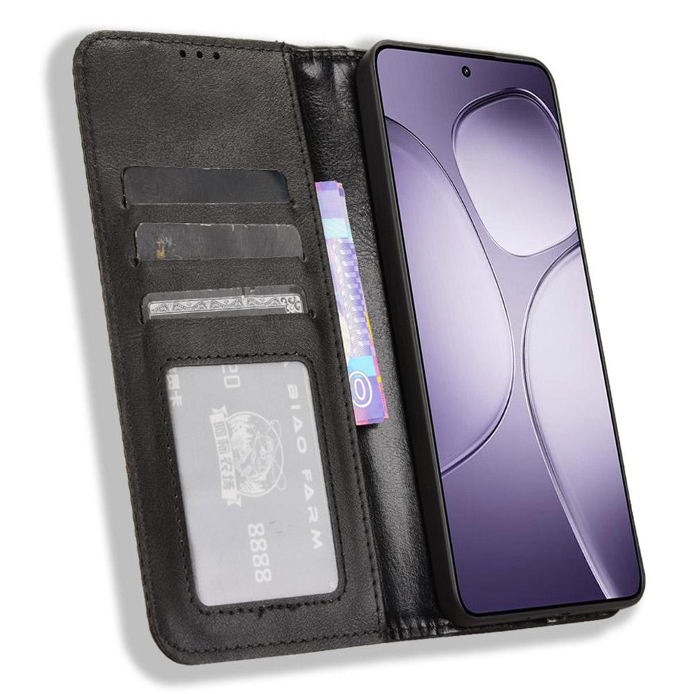 For Xiaomi Redmi K70 Ultra Cell Phone Case Retro PU Leather Wallet Phone Stand Cover