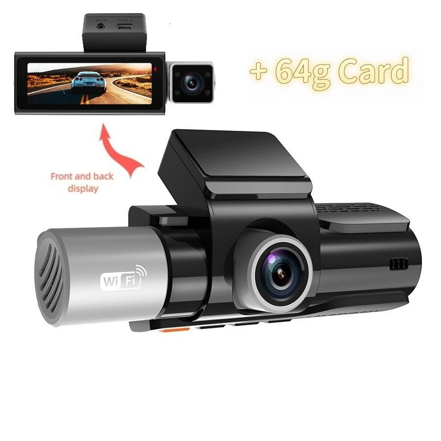 2/3-channel In-car Dashcam, UHD 4K High-definition GPS WiFi Camera, Car DVR Camera