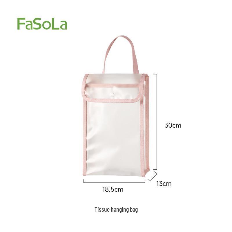 

Waterproof Hanging Tissue Storage Bag for Bathroom and Dormitory 18.5*13*30cm розовый