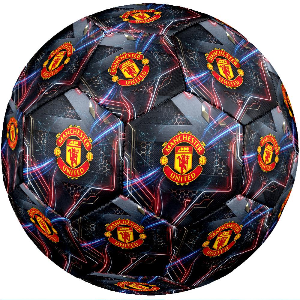 Manchester United Theme Soccer Ball Size 5 Soccer Ball Soft Touch Professional Training Football for Outdoor Sports