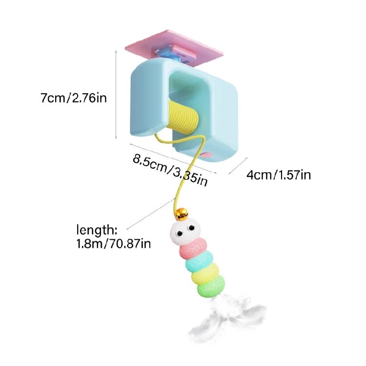 Interactive Pet Teaser Toy Cats Fun Rechargeable Electric Elevating Toy for Indoor Play and Fun Supplies