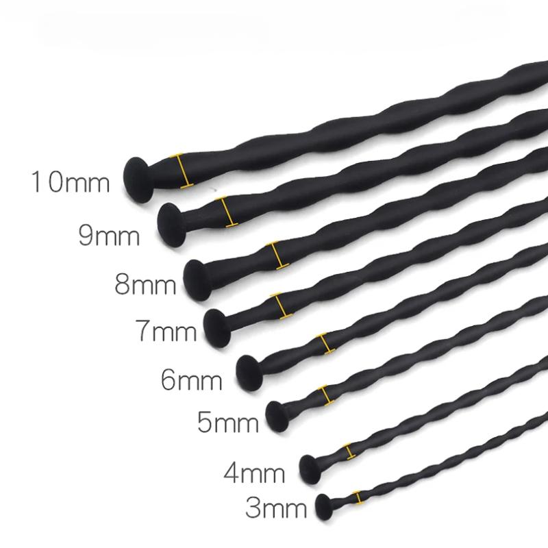 Silicone Horse Eye Stick Urethral Expander Sextoys SM Penis Plug Men Urethra Masturbation Stimulator Adult Supplies