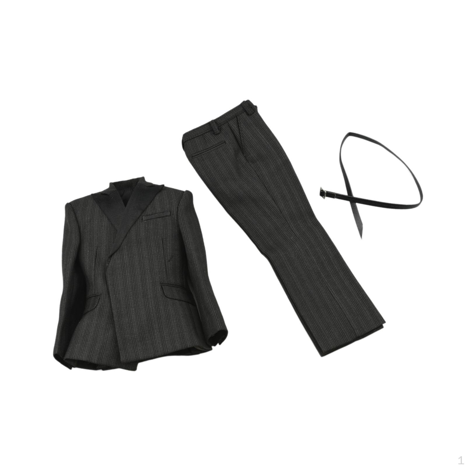 

1/6 Масштаб Фигурка Кукла Одежда, Костюм Куртка Брюки Пояс, Стильная Одежда для Фигурок, Полный