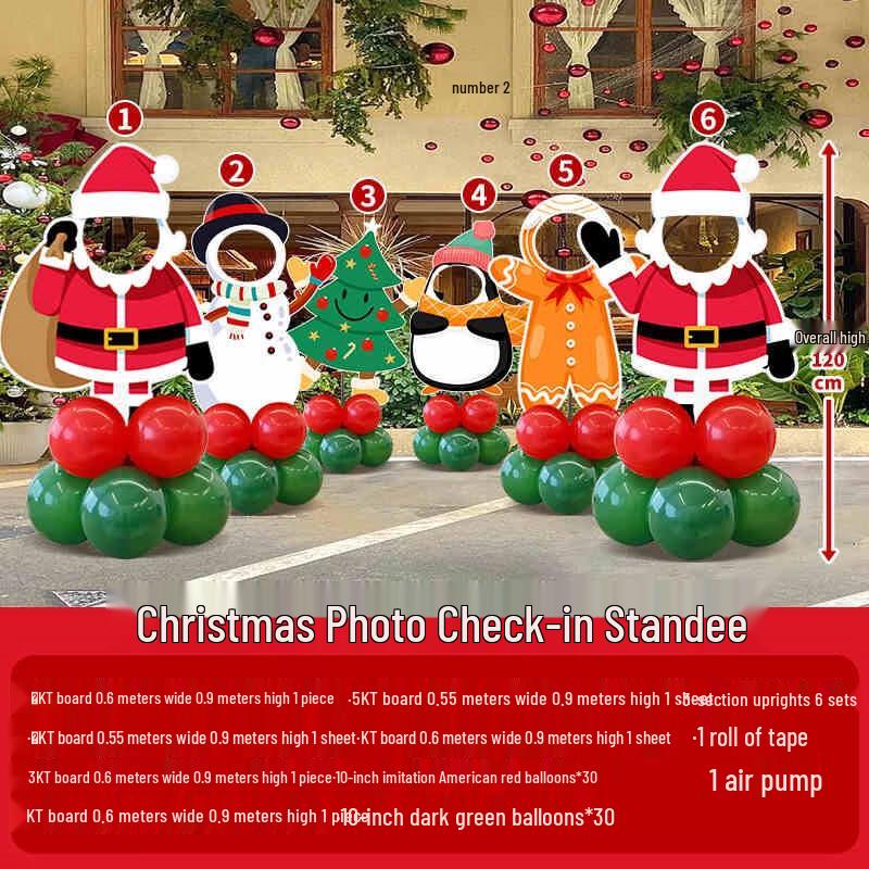 Christmas Scene Photo Prop Set
