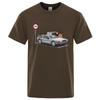 Eu Fui Pego Acelerando Camisetas Engraçadas Estampadas Para Homens, Mangas Curtas Casuais, Camiseta Grande Solta, Camiseta De Al