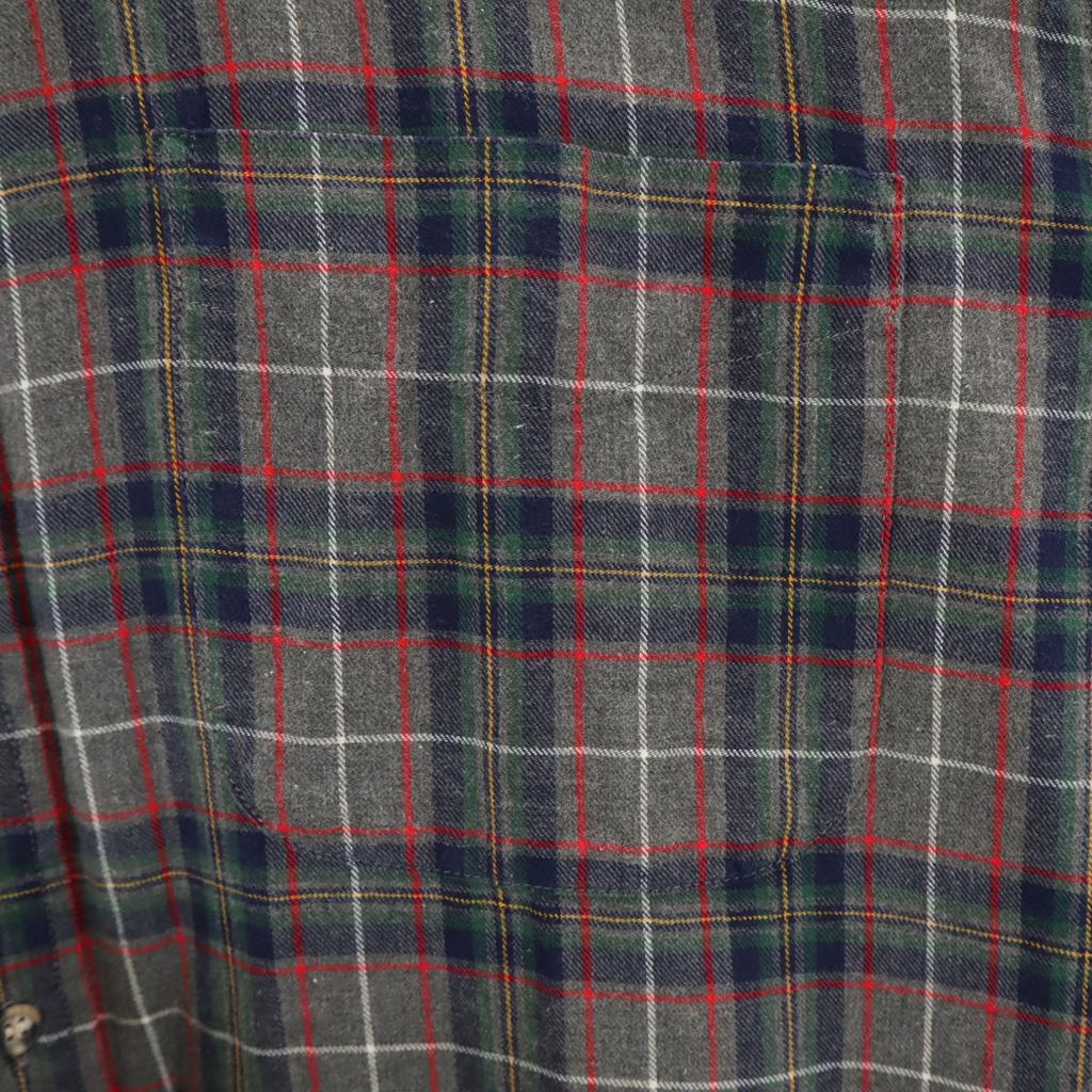 GAP 90s Old Check Pattern Short sleeve Button down shirt L Gray Men's Used