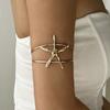 Conch Shell Starfish Bracelet Gold Color Armband Exquisite Open Arm Bangle  Beach