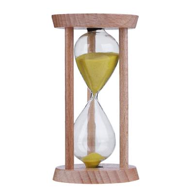 Ceas de nisip din lemn 3 minute clepsidra de nisip cronometru periuță de dinți cadou pentru copii