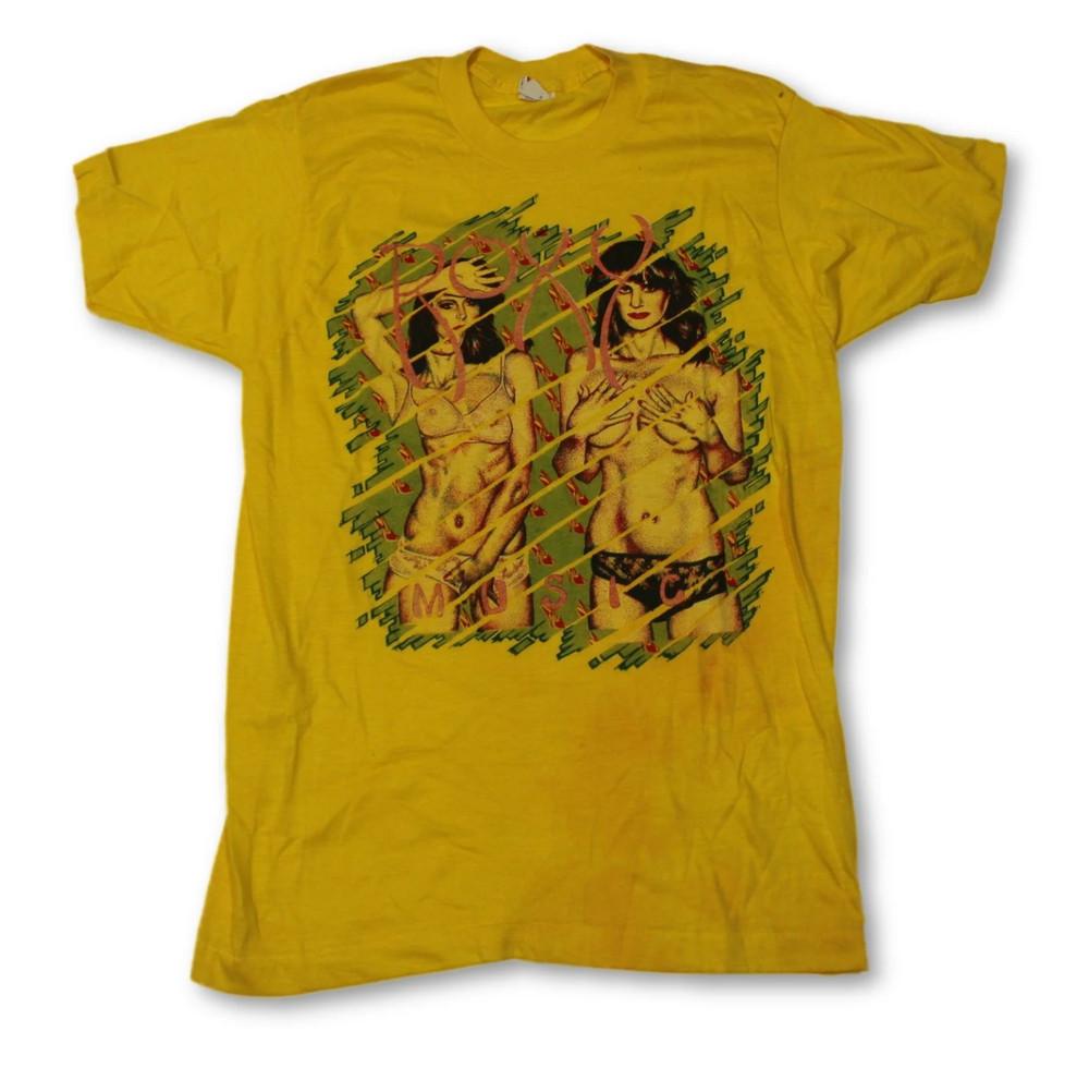 Винтажная футболка Roxy Music Country Life Желтая Все размеры от S до 5XL AM458 Унисекс S