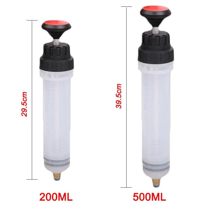 Multi-Use Manual Fluid Extractor for Oil Brake Fuel Transfer Portable Automotive Vacuum Pump Tool
