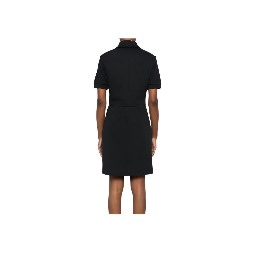 Moncler Solid Color Polo Pocket Short Sleeve Dress Women Dresses Navy-Blue K10938I00012899V9778