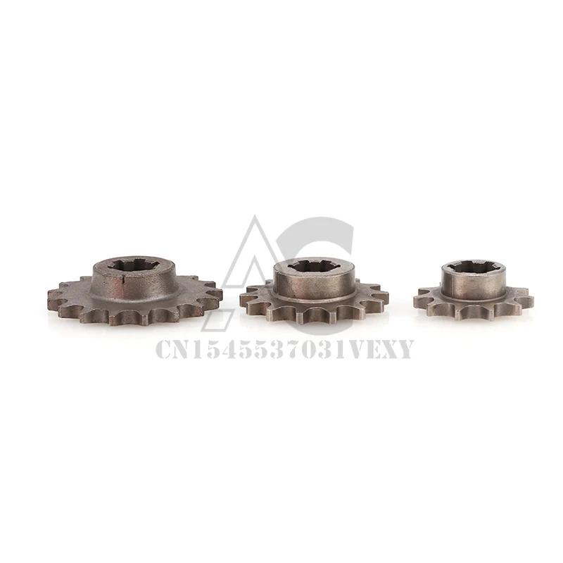 49cc 43cc T8f Tooth Pinion Children's Atv Chains Mini Dirt Pit Bike 11  14 17 20 Tooth 2 Stroke Bike Moto Pocket Bike Sprocket