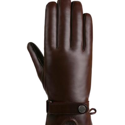 SARTOR Guanti in Pelle Jade Touch Marrone