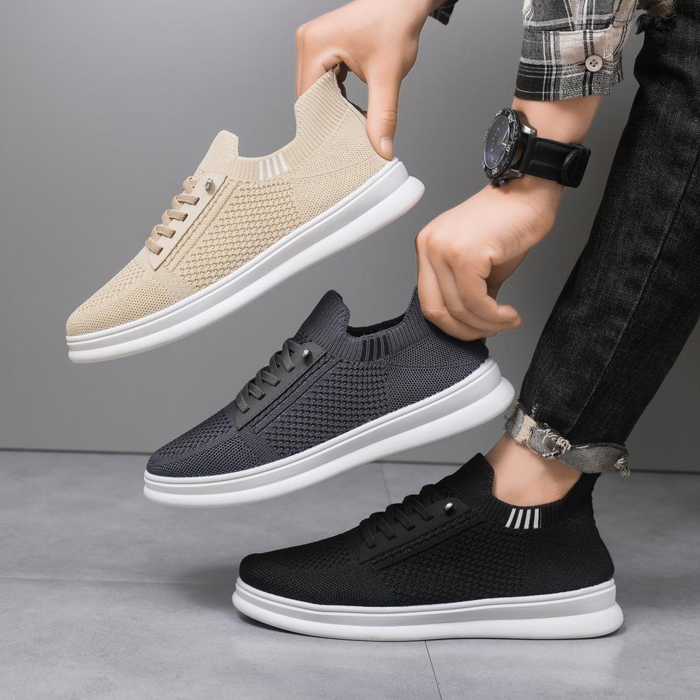 Men's Fly-woven Sports Shoes Casual Versatile Fashion Trend Breathable Running Shoes
